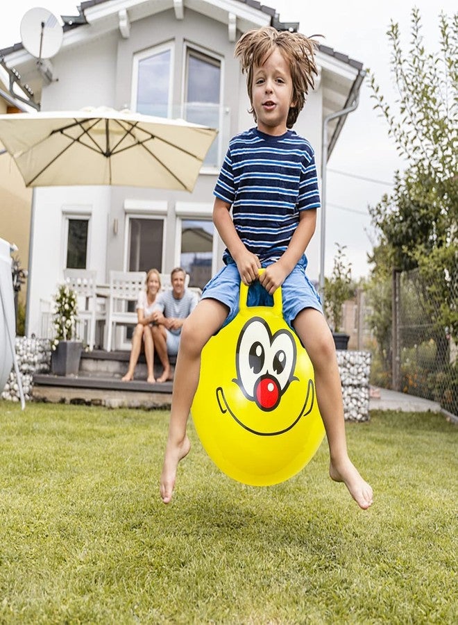 S SMITEX Smitex Hippity Hoppity Hopball, 18in/45cm Diameter for Age 3-7, Kangaroo Bouncer, Space Hopper Ball with Handle for Children (Muticolor) - Image 2